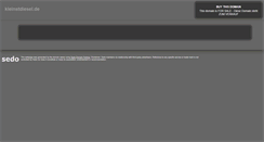Desktop Screenshot of kleinstdiesel.de