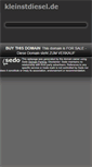 Mobile Screenshot of kleinstdiesel.de